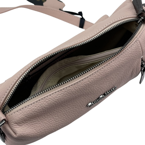 Сумка жіноча шкіряна Tony Bellucci 0073-202 світло-рожева