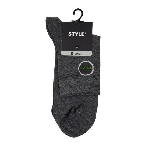 Носки мужские Style Bambu 4113 средние серые Size 41-45