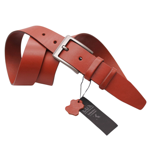 Ремень мужской кожаный Кремень 01407707 115 см Флоренция коньяк