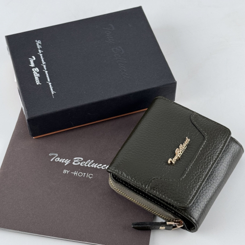 Гаманець жіночий шкіряний Tony Bellucci 864-217 оливковий