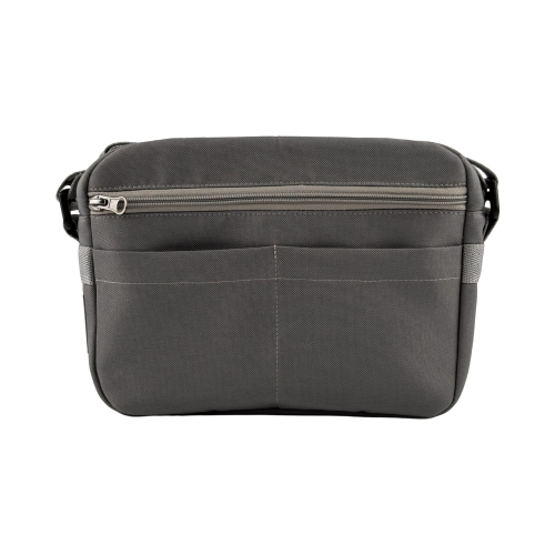 Сумка крос-боді жіноча з вологовідштовхувальної тканини High Level сіра