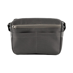 Сумка крос-боді жіноча з вологовідштовхувальної тканини High Level сіра