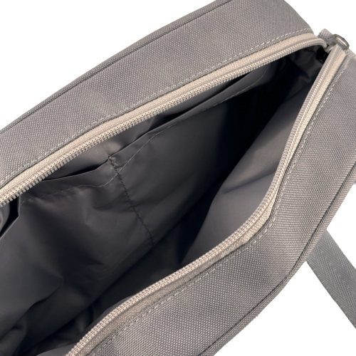 Сумка крос-боді жіноча з вологовідштовхувальної тканини High Level сіра