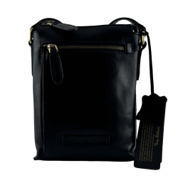 Сумка чоловіча шкіряна Tony Bellucci T5252 KR-01 чорна