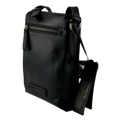 Сумка чоловіча шкіряна Tony Bellucci T5252 KR-01 чорна