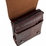 Сумка мужская кожаная Karya 0262-07 коричневая