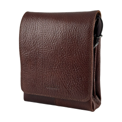 Сумка мужская кожаная Karya 0262-07 коричневая