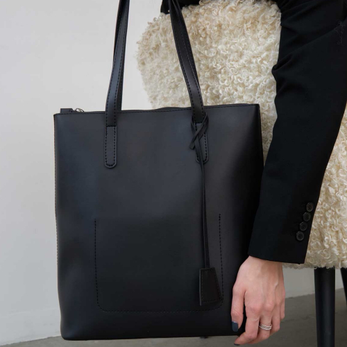 Сумка-шопер жіноча WeLassie 68404 Венді чорна