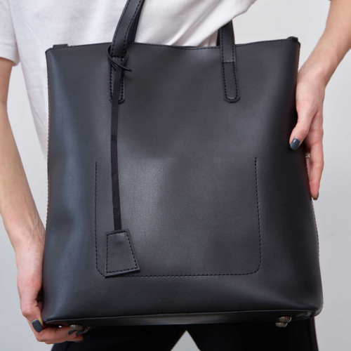 Сумка-шопер жіноча WeLassie 68404 Венді чорна