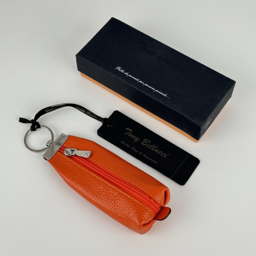 Ключниця шкіряна Tony Bellucci 113-1268 помаранчева