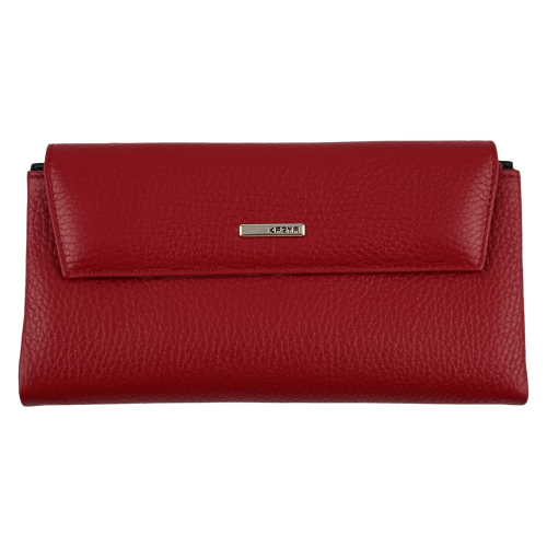 Гаманець жіночий шкіряний Karya 1173-46-45 червоний (всередині чорний)