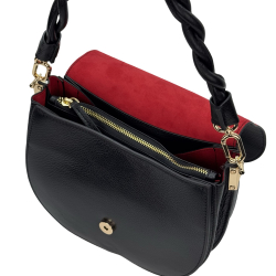 Сумка жіноча шкіряна Karya 2448-45 чорна