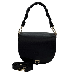 Сумка жіноча шкіряна Karya 2448-45 чорна