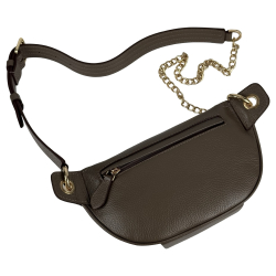 Сумка крос-боді жіноча шкіряна Enzo Nori EN1023-107 капучино