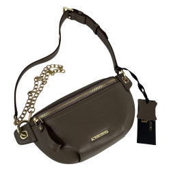 Сумка крос-боді жіноча шкіряна Enzo Nori EN1023-107 капучино