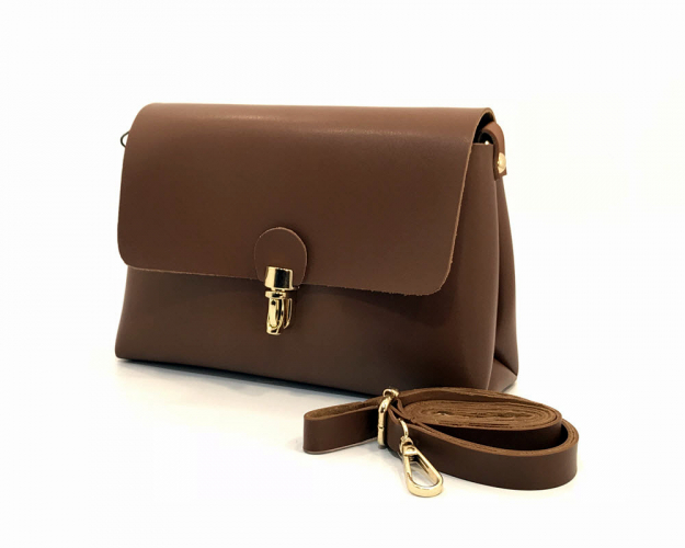 Сумка клатч Vienca B1856 темно-коричнева