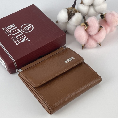 Кошелек женский кожаный Butun 590-004 003 светло-коричневый