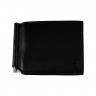 Гаманець-затискач для грошей чоловічий шкіряний Eminsa 1044 19-1 чорний