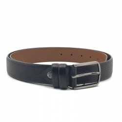 Ремінь чоловічий шкіряний Bond Non 1102 125 см чорний