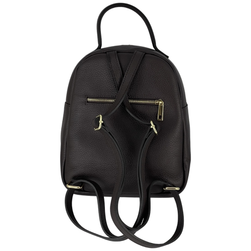 Рюкзак жіночий шкіряний Genuine Leather 955261 темно-коричневий