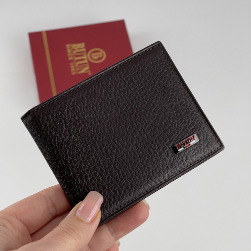 Кошелек-зажим для денег мужской кожаный Butun 243-004 004 коричневый