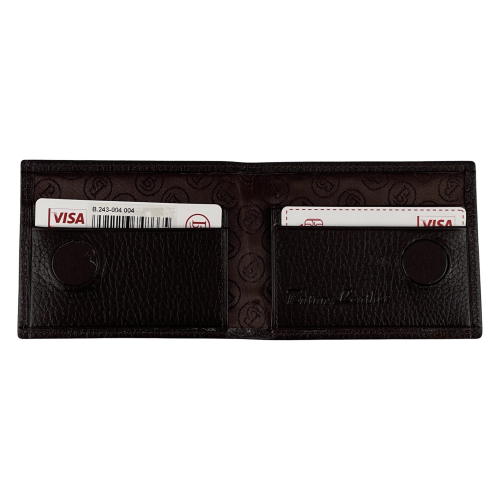 Кошелек-зажим для денег мужской кожаный Butun 243-004 004 коричневый