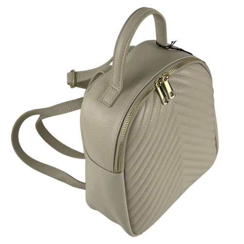 Рюкзак жіночий шкіряний Genuine Leather 955261 шампань