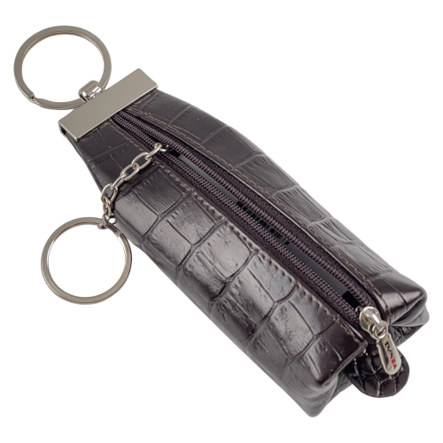 Ключниця шкіряна Eminsa 1588 4-3 темно-коричнева