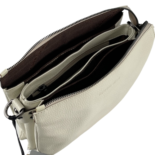 Сумка жіноча шкіряна Vanessa Scani 0077-201 молочна