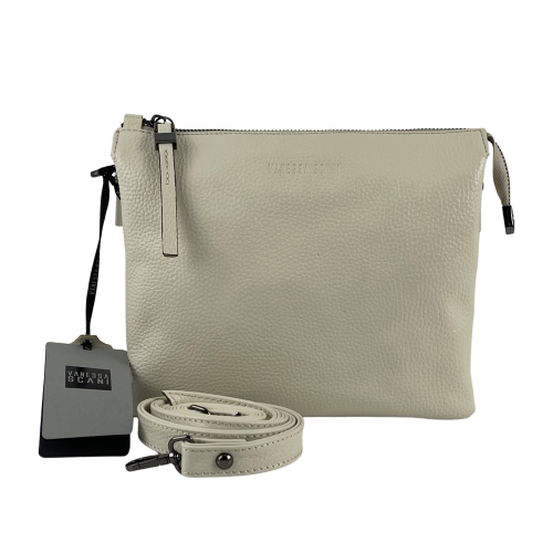 Сумка жіноча шкіряна Vanessa Scani 0077-201 молочна