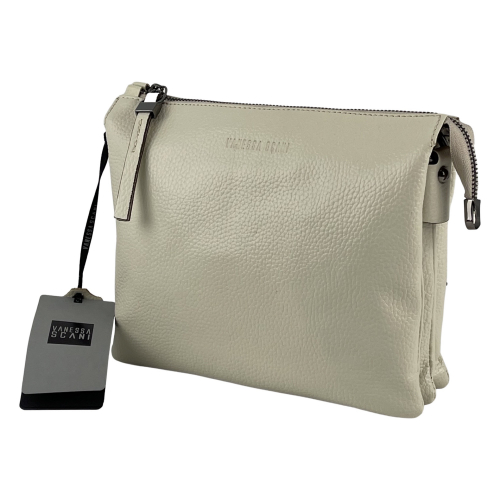 Сумка жіноча шкіряна Vanessa Scani 0077-201 молочна