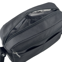 Сумка крос-боді жіноча з вологовідштовхувальної тканини High Level чорна