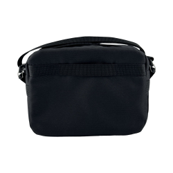 Сумка крос-боді жіноча з вологовідштовхувальної тканини High Level чорна