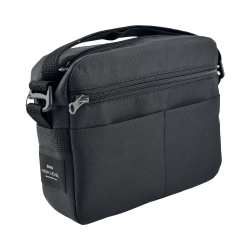 Сумка крос-боді жіноча з вологовідштовхувальної тканини High Level чорна