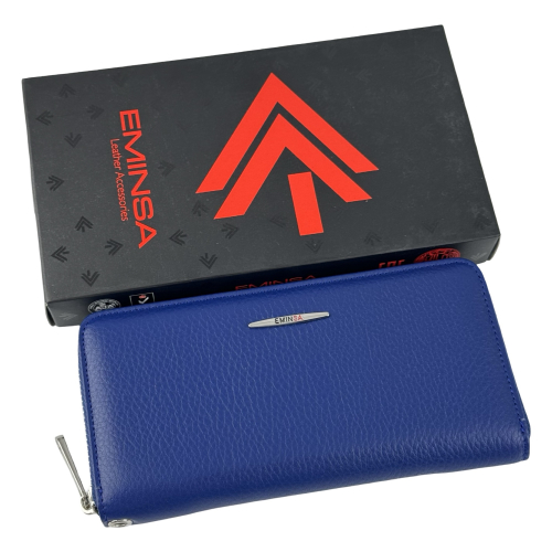 Кошелек женский кожаный Eminsa 2159 18-15 электрик