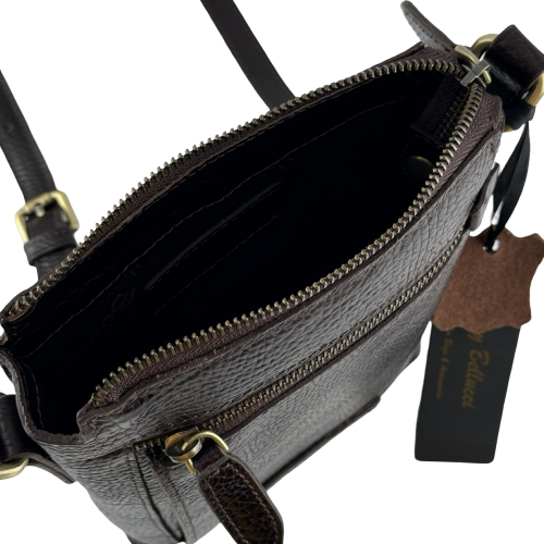 Сумка чоловіча шкіряна Tony Bellucci T5252-886 темно-коричнева