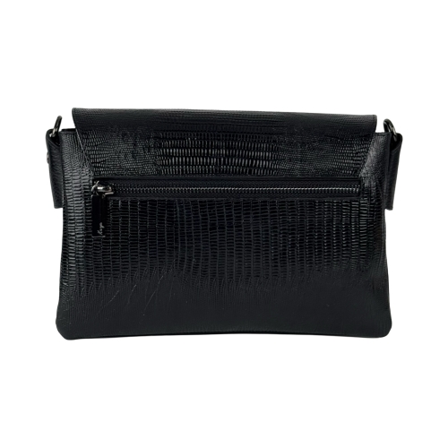 Сумка жіноча шкіряна лакована Karya 5073-073 чорна