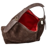Сумка жіноча замшева Vittorio Safino VSL 043 коричнева (ручка шкіра Вінтаж)