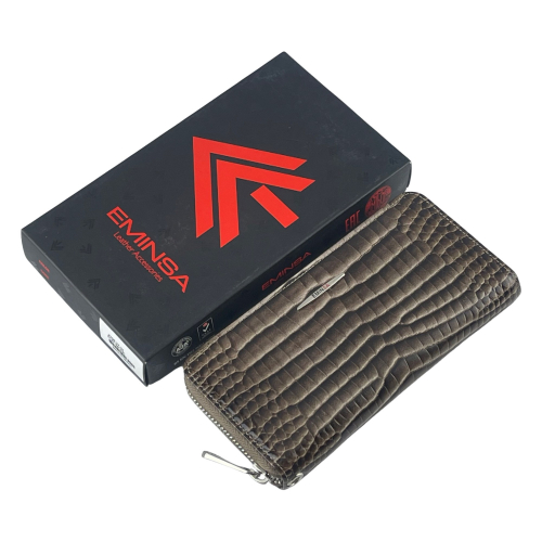 Кошелек женский кожаный Eminsa 2159 92-17 светло-коричневый