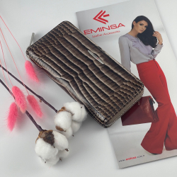 Гаманець жіночий шкіряний Eminsa 2159 92-17 світло-коричневий