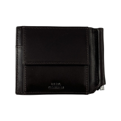 ​Гаманець-затискач для грошей чоловічий шкіряний Eminsa 1044 19-3 темно-коричневий