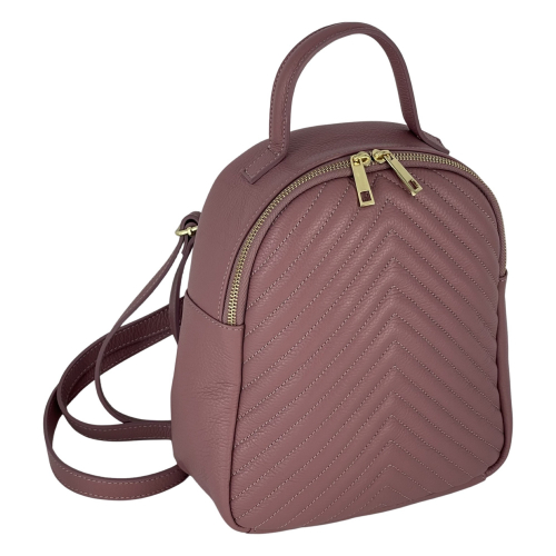 Рюкзак жіночий шкіряний Genuine Leather 955261 ліловий