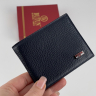 Кошелек-зажим для денег мужской кожаный Butun 243-004 034 синий