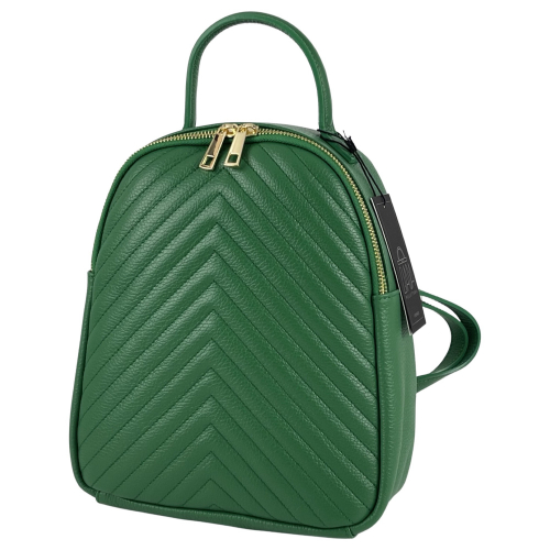 Рюкзак жіночий шкіряний Genuine Leather 955261 зелений