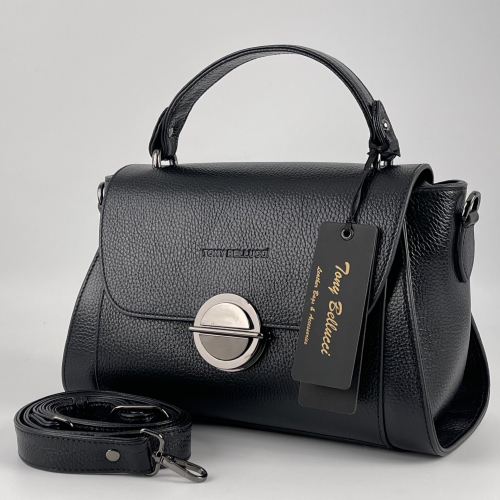 Сумка женская кожаная Tony Bellucci 0551-281 черная