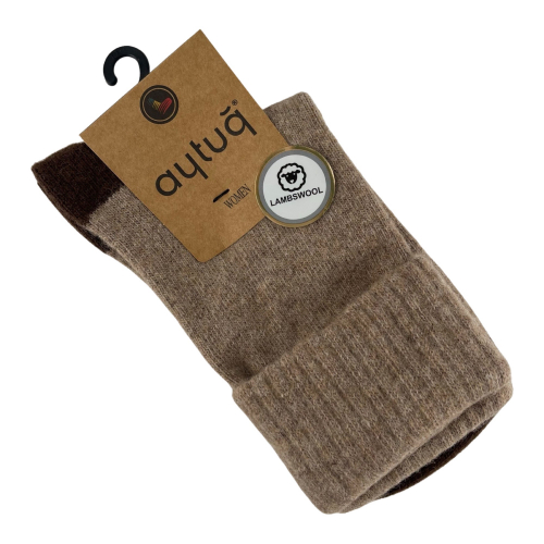 Шкарпетки жіночі Aytug 45002 Lambswool високі бежеві Size 36-40
