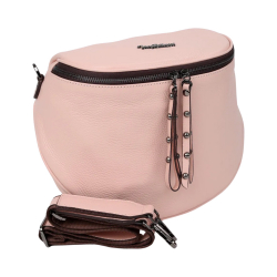 Сумка жіноча шкіряна Tony Bellucci 0258-202 світло-рожева