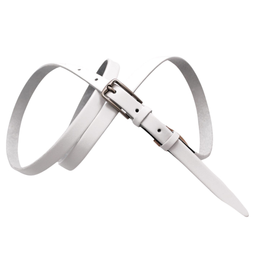 Ремінь жіночий шкіряний Кремінь 05.15.00.75 білий 100 см