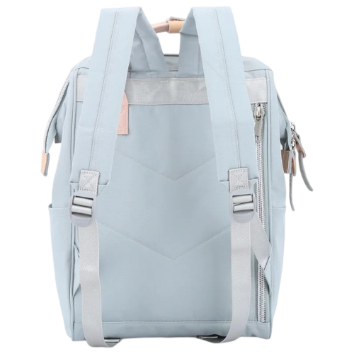 Рюкзак Himawari 1881-14 світло-блакитний з бежевими вставками