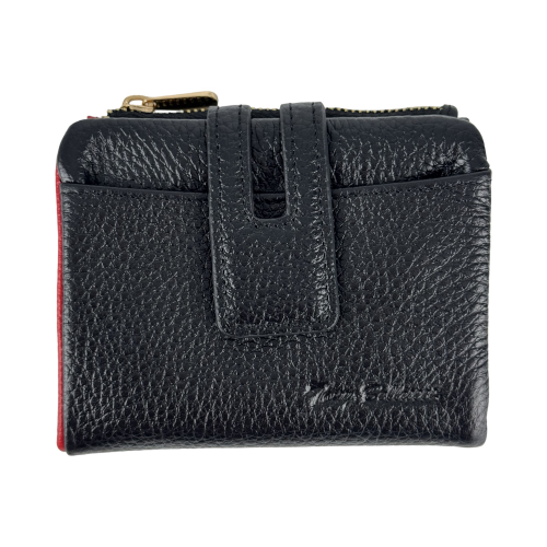 Кошелек женский кожаный Tony Bellucci T898-281-282 черный (красный внутри)